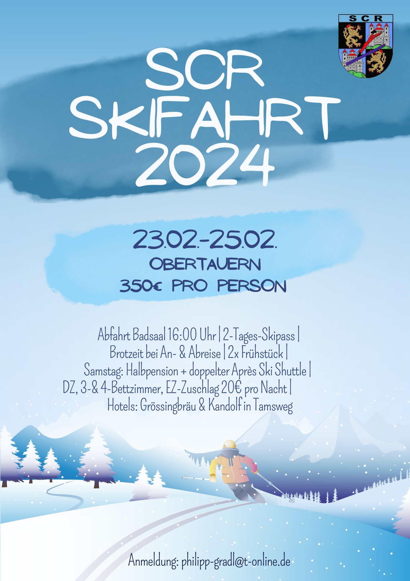 Skifahrt Obertauern 23. – 25.02.2024