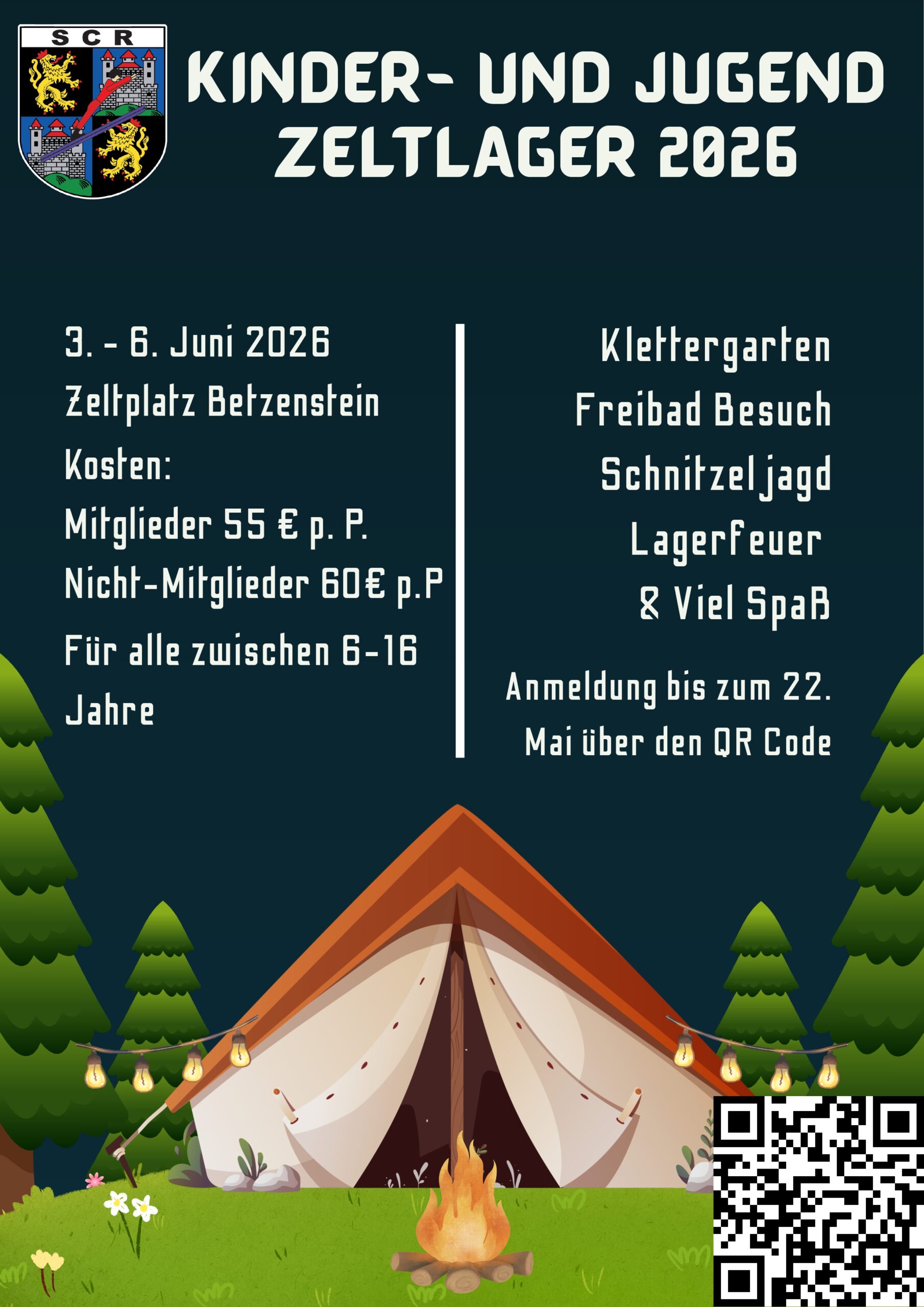 SCR Zeltlager 2026